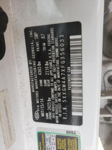 Photo 10 from auction – 2015 KIA OPTIMA LX with VIN 5XXGM4A7XFG356033