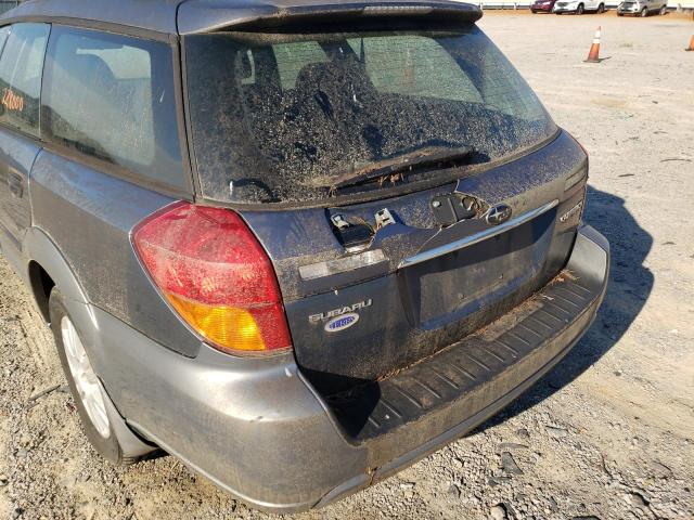 Photo 9 from auction – 2005 SUBARU LEGACY OUT with VIN 4S4BP61C757357282