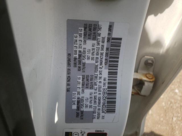 Photo 10 from auction – 2010 MAZDA CX-9 with VIN JM3TB3MAXA0215616