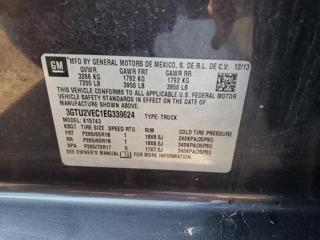 Photo 10 from auction – 2014 GMC SIERRA K15 with VIN 3GTU2VEC1EG339624