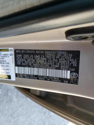 Photo 10 from auction – 2006 TOYOTA COROLLA CE with VIN 2T1BR32E86C699692
