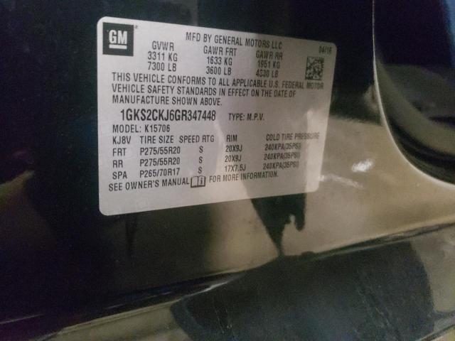 Photo 10 from auction – 2016 GMC YUKON DENA with VIN 1GKS2CKJ6GR347448
