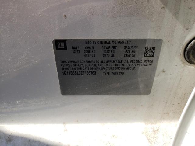 Photo 10 from auction – 2014 CHEVROLET MALIBU LS with VIN 1G11B5SL3EF186763