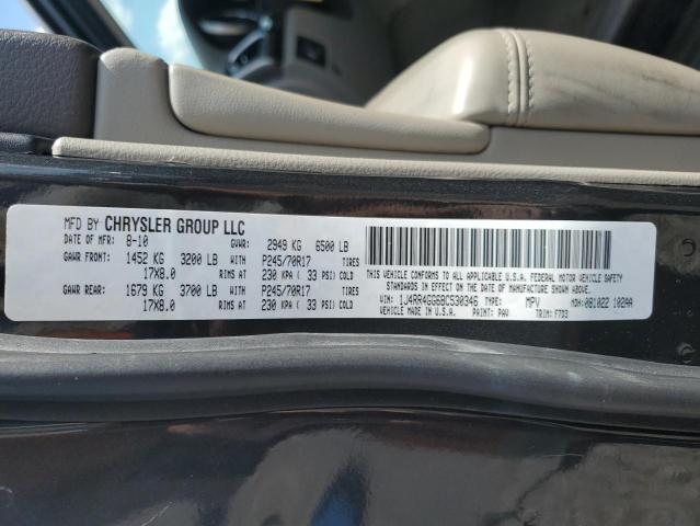 Photo 10 from auction – 2011 JEEP GRAND CHER with VIN 1J4RR4GG6BC530346