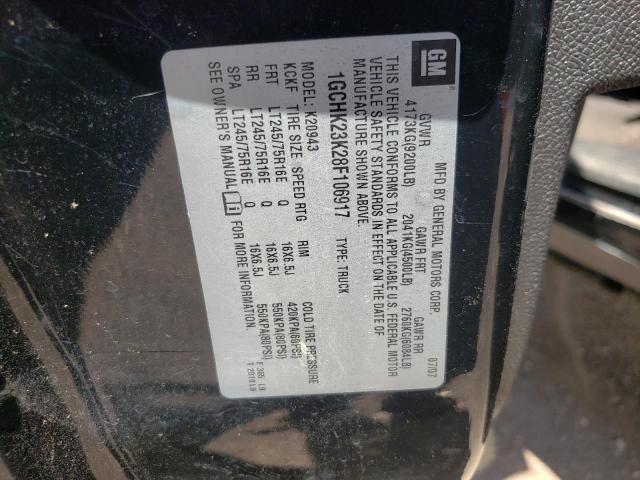 Photo 10 from auction – 2008 CHEVROLET SILVERADO with VIN 1GCHK23K28F106917