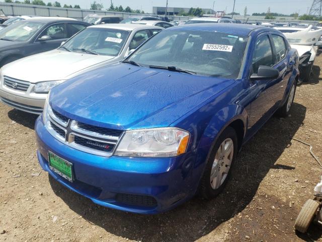 Photo 2 from auction – 2013 DODGE AVENGER SE with VIN 1C3CDZAB5DN594040