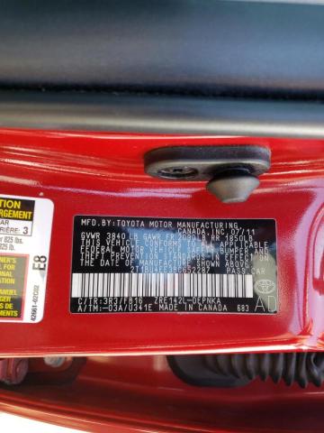Photo 10 from auction – 2011 TOYOTA COROLLA BA with VIN 2T1BU4EE3BC652287