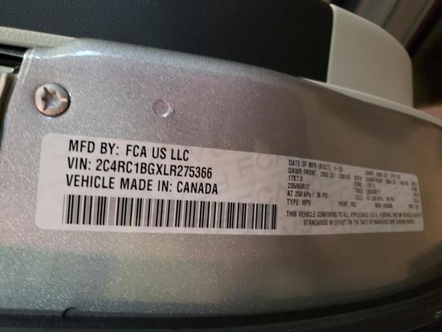 Photo 10 from auction – 2020 CHRYSLER PACIFICA T with VIN 2C4RC1BGXLR275366