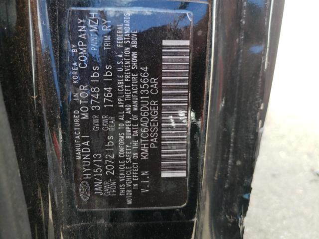 Photo 10 from auction – 2013 HYUNDAI VELOSTER with VIN KMHTC6AD6DU135664