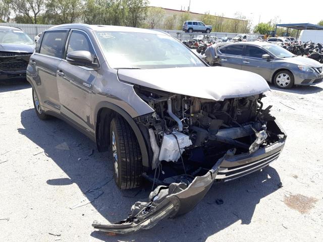 TOYOTA HIGHLANDER 2017 with VIN 5TDDGRFH2HS034044 - Photo from auction