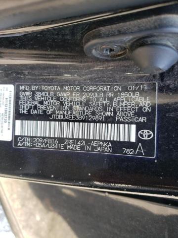 Zdjęcie 10 z aukcji – 2011 TOYOTA COROLLA BA z VIN JTDBU4EE3B9129891