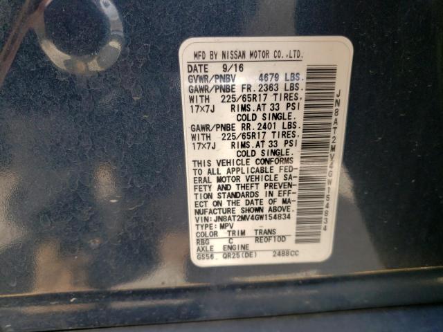 Photo 10 from auction – 2016 NISSAN ROGUE S with VIN JN8AT2MV4GW154834