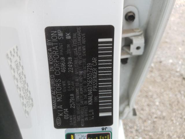 Photo 10 from auction – 2014 KIA CADENZA PR with VIN KNALN4D75E5157219