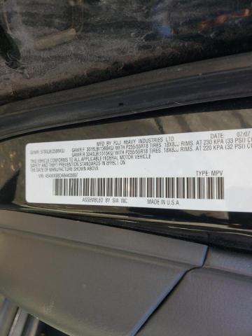 Photo 10 from auction – 2008 SUBARU TRIBECA LI with VIN 4S4WX98D484405697