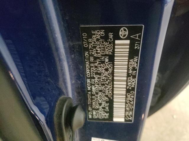 Photo 10 from auction – 2010 TOYOTA PRIUS with VIN JTDKN3DU7A5198251
