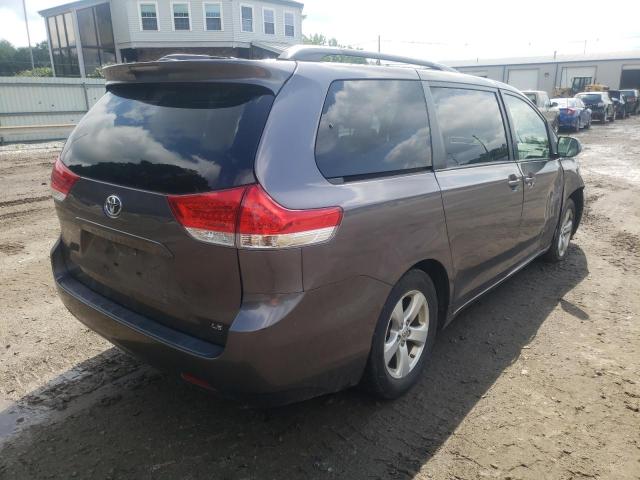 Photo 4 from auction – 2012 TOYOTA SIENNA LE with VIN 5TDKK3DC1CS265892