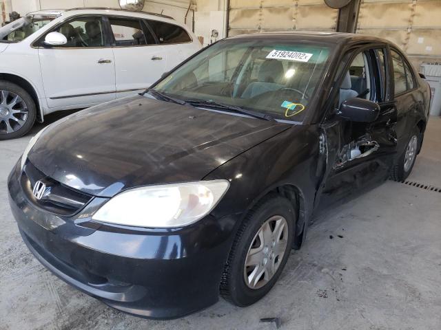 Photo 2 from auction – 2005 HONDA CIVIC EX with VIN 2HGES267X5H556675