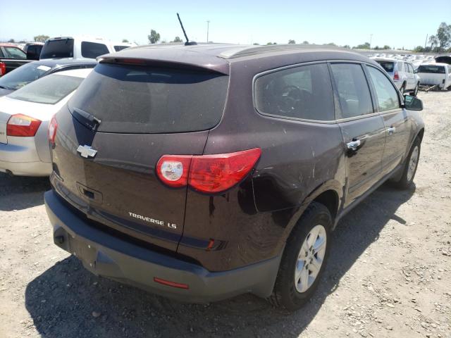 Photo 4 from auction – 2010 CHEVROLET TRAVERSE L with VIN 1GNLREED5AS102631