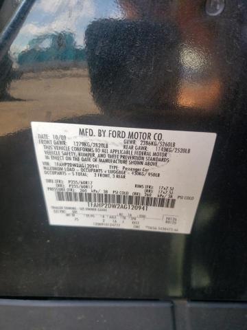 Photo 10 from auction – 2010 FORD TAURUS SE with VIN 1FAHP2DW2AG120941
