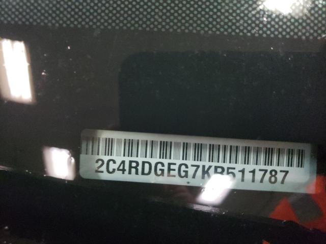 Photo 10 from auction – 2019 DODGE GRAND CARA with VIN 2C4RDGEG7KR511787