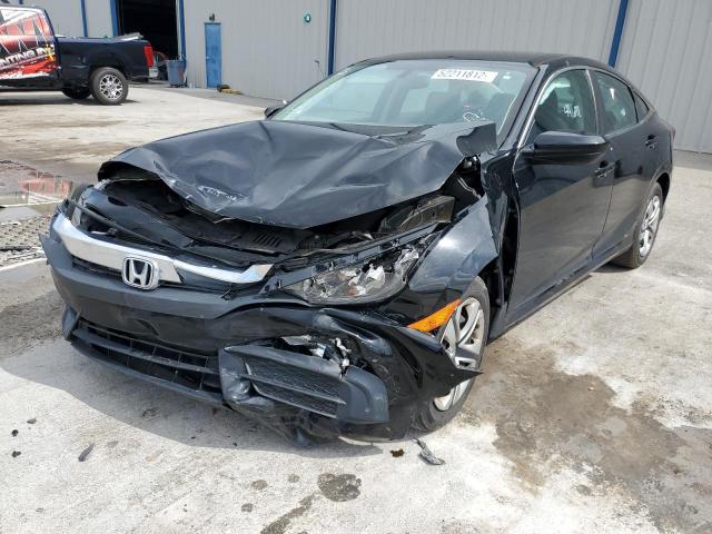 Photo 2 from auction – 2018 HONDA CIVIC LX with VIN 19XFC2F57JE012137