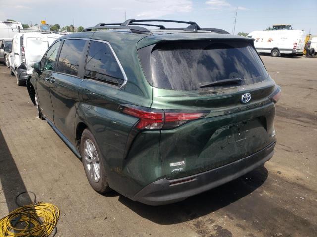 Photo 3 from auction – 2021 TOYOTA SIENNA XLE with VIN 5TDYSKFC6MS034537