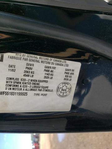 Photo 10 from auction – 2003 BUICK REGAL GS with VIN 2G4WF551831199925