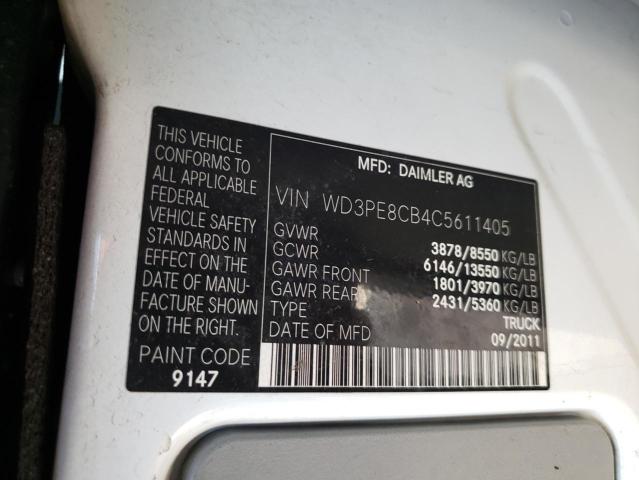 Photo 10 from auction – 2012 MERCEDES-BENZ SPRINTER 2 with VIN WD3PE8CB4C5611405