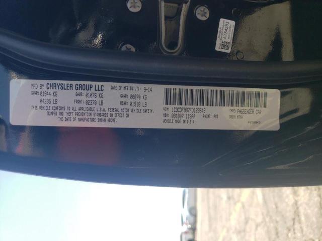 Photo 10 from auction – 2015 DODGE DART SXT with VIN 1C3CDFBB7FD123643