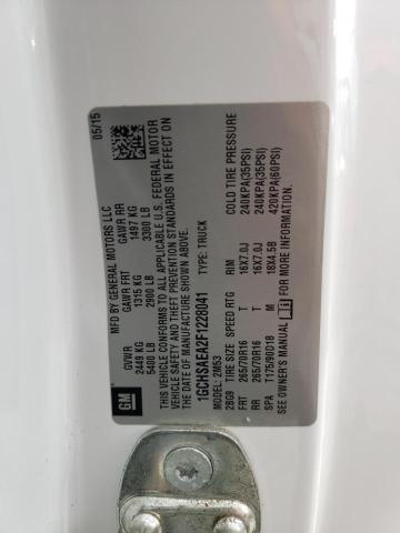 Photo 10 from auction – 2015 CHEVROLET COLORADO with VIN 1GCHSAEA2F1228041