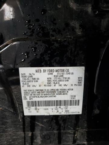 Photo 10 from auction – 2016 FORD EDGE SEL with VIN 2FMPK4J92GBC05790