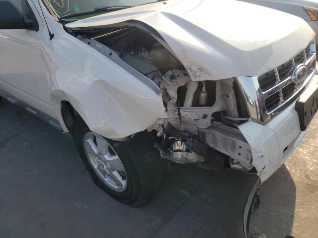 Photo 9 from auction – 2009 FORD ESCAPE XLT with VIN 1FMCU03709KC25848