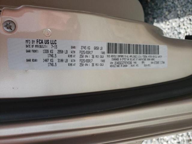 Photo 10 from auction – 2015 DODGE GRAND CARA with VIN 2C4RDGCG7FR745386
