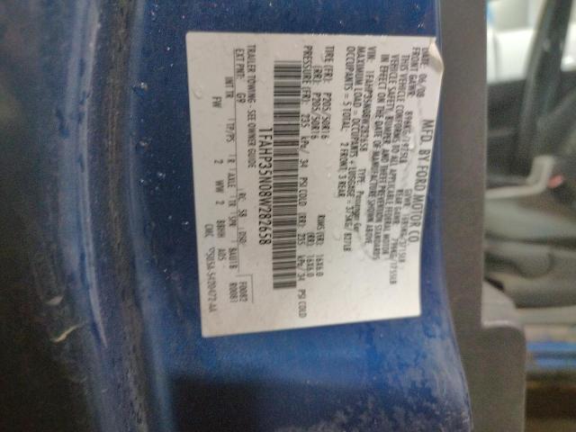 Photo 10 from auction – 2008 FORD FOCUS SE with VIN 1FAHP35N08W282658