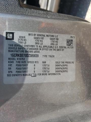 Photo 10 from auction – 2013 CHEVROLET SILVERADO with VIN 1GCRKSE70DZ389839