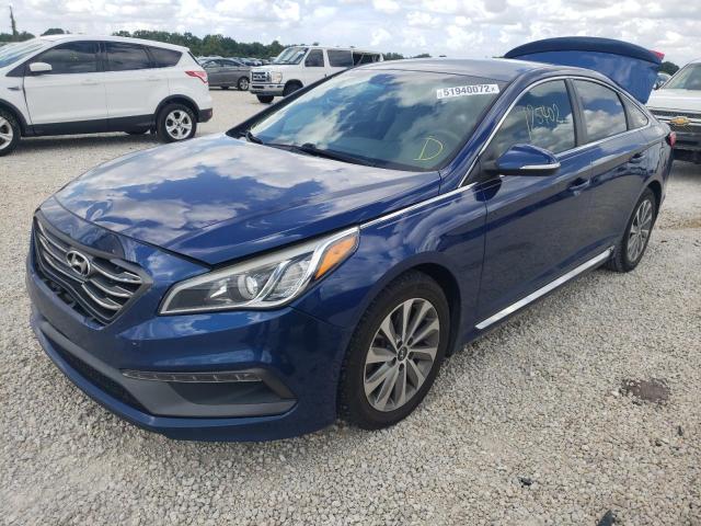 Photo 2 from auction – 2016 HYUNDAI SONATA SPO with VIN 5NPE34AF7GH348513