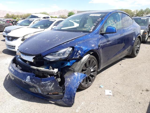 Photo 2 from auction – 2022 TESLA MODEL Y with VIN 7SAYGDEF9NF339919