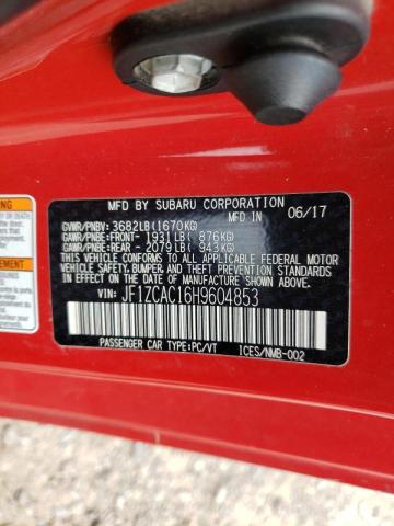 Photo 10 from auction – 2017 SUBARU BRZ 2.0 LI with VIN JF1ZCAC16H9604853