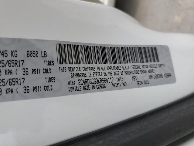 Photo 10 from auction – 2019 DODGE GRAND CARA with VIN 2C4RDGCG3KR564117