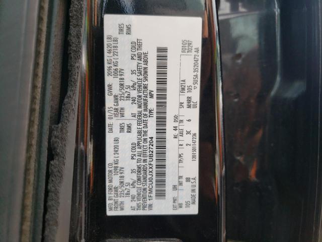 Photo 10 from auction – 2015 FORD ESCAPE TIT with VIN 1FMCU0JXXFUB27204