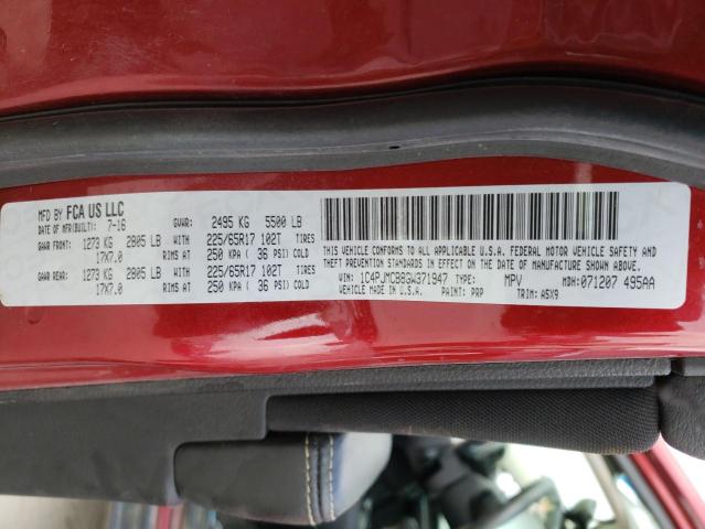 Photo 10 from auction – 2016 JEEP CHEROKEE L with VIN 1C4PJMCB8GW371947