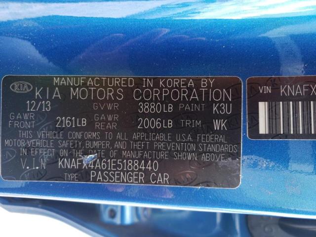 Photo 10 from auction – 2014 KIA FORTE LX with VIN KNAFX4A61E5188440