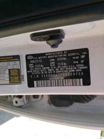 Photo 10 from auction – 2013 KIA OPTIMA EX with VIN 5XXGN4A77DG119753
