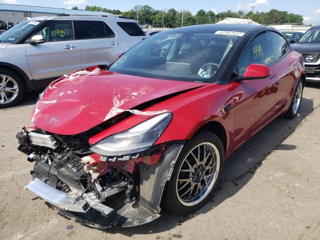 Photo 2 from auction – 2021 TESLA MODEL 3 with VIN 5YJ3E1EB7MF019778