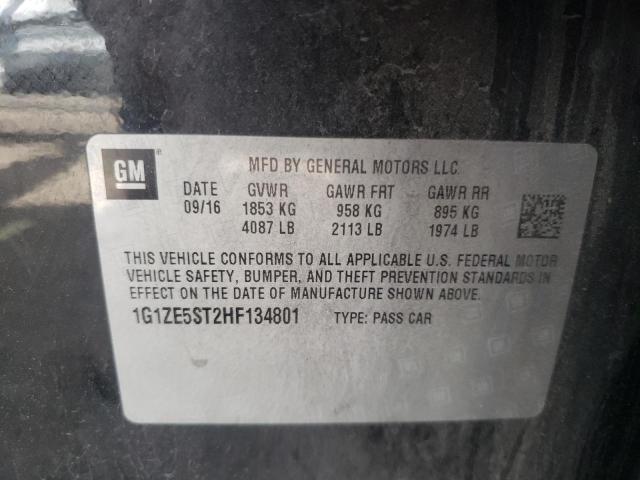 Photo 10 from auction – 2017 CHEVROLET MALIBU with VIN 1G1ZE5ST2HF134801