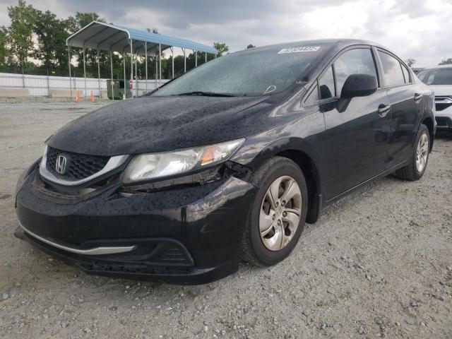 Photo 2 from auction – 2013 HONDA CIVIC LX with VIN 19XFB2F50DE066323