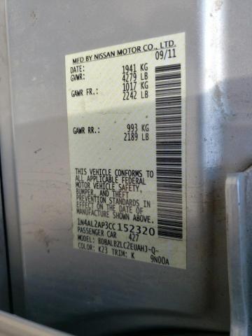 Photo 10 from auction – 2012 NISSAN ALTIMA 2.5 with VIN 1N4AL2AP3CC152320
