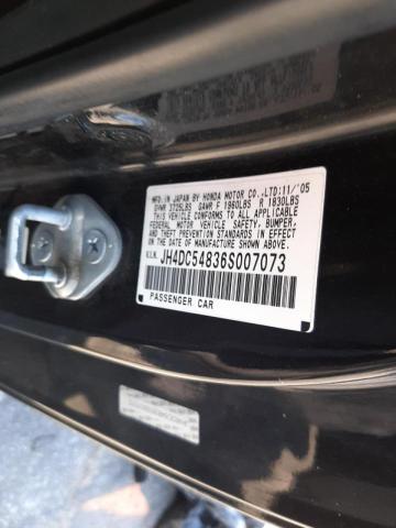 Photo 10 from auction – 2006 ACURA RSX with VIN JH4DC54836S007073