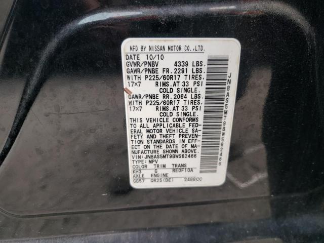 Photo 10 from auction – 2011 NISSAN ROGUE S with VIN JN8AS5MT9BW562466