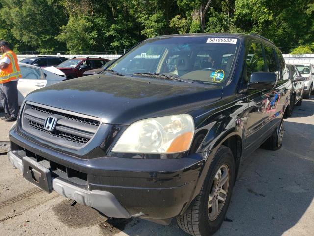 Photo 2 from auction – 2004 HONDA PILOT EXL with VIN 2HKYF18664H554779